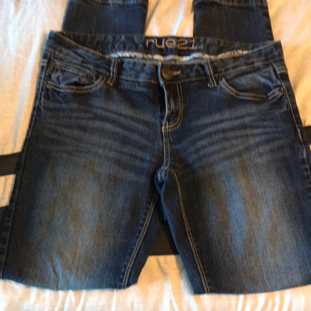Rue 21 low rise dark skinny jean